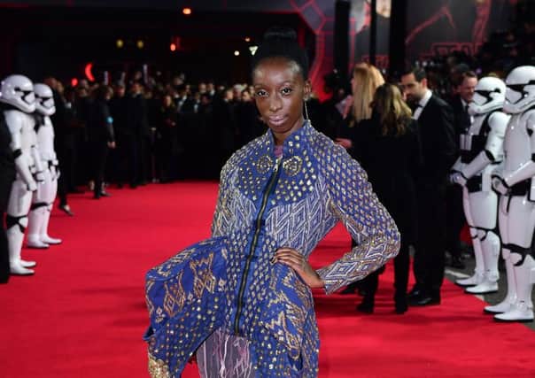 Eunice Olumide attending the european premiere of Star Wars: The Last Jedi held at The Royal Albert Hall, London. Picture: PA