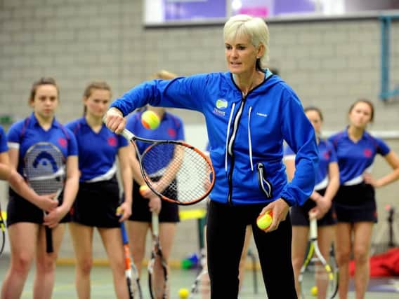 Judy Murray, tennis coach, and founder of an eponymous foundation which aims to grow the sport across Scotland