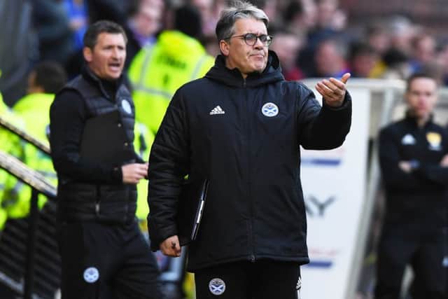 Ayr United manager Ian McCall strongly disagrees with the current format of the play-offs. Picture: SNS.
