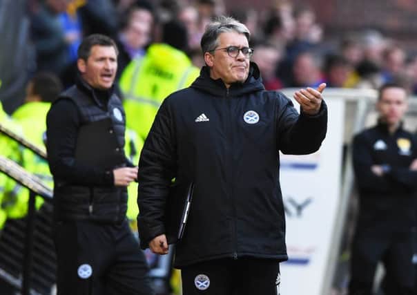 Ayr United manager Ian McCall strongly disagrees with the current format of the play-offs. Picture: SNS.