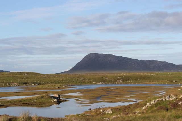 Eaval on North Uist, an island with a population of around 1,200.