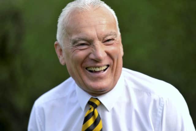 Eric Tait, now 67, played and managed Berwick Rangers, who are in danger of losing their Scottish league status. Picture: Craig Connor/NNP