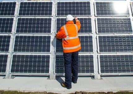 Solar power continues to be the dominant UK technology by capacity, but five major wind farms have helped Scotland lead the way in renewables generation. Picture: Contributed