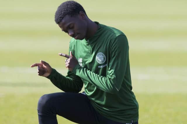 Celtic's Timothy Weah reportedly refused to play in the Scottish Cup final against Hearts. Picture: SNS Group