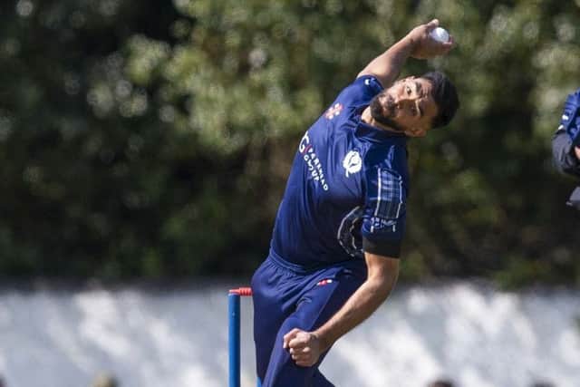 Scotland's Safyaan Sharif in action. Pic: SNS/Bruce White
