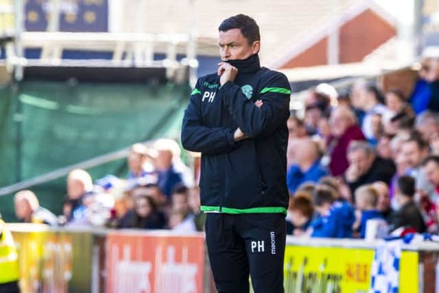 Hibs Manager Paul Heckingbottom. Pic: SNS/Alan Harvey
