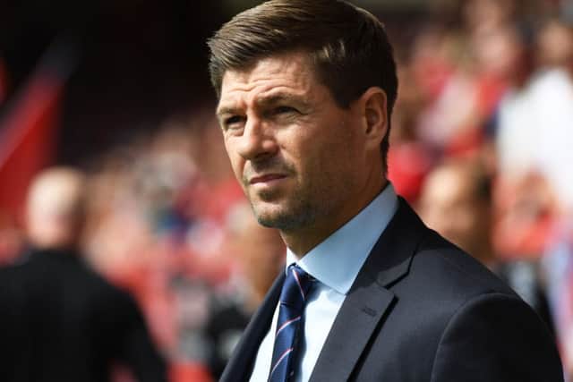 Rangers manager Steven Gerrard. Pic: SNS/Craig Williamson