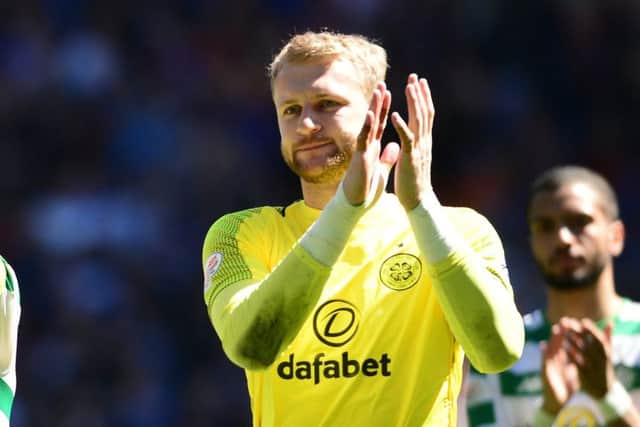 Hoops keeper did not look too clever for Tavernier's early goal but made a good save from Jermain Defoe at 2-0