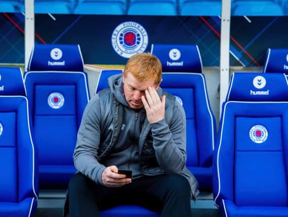 Neil Lennon's chances of being appointed Celtic manager permanently have been dented. Picture: SNS