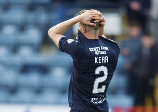 Cammy Kerrs tears came from a shattered dream. Now the boyhood Dundee fan may be allowed to dream again. Picture: SNS.