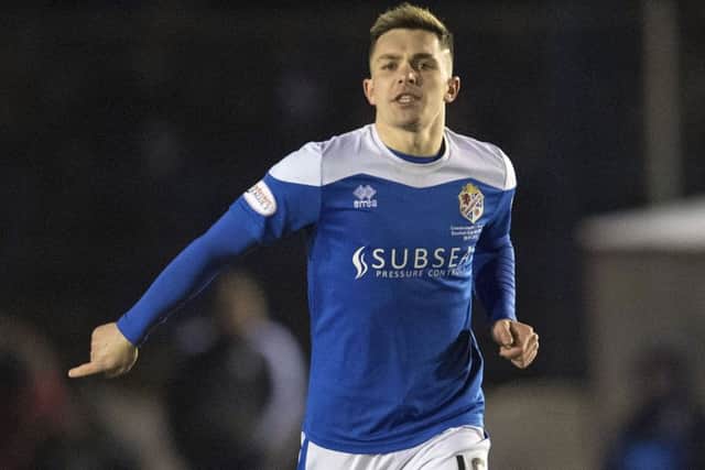 Jordan Allan's goalscoring run prompted Hibs to bring him in for a trial. Picture: SNS.