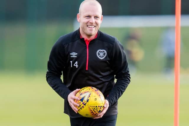 Steven Naismith says only the 'official stuff' remains before his Hearts deal is complete. Picture: SNS.