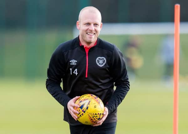 Steven Naismith says only the 'official stuff' remains before his Hearts deal is complete. Picture: SNS.