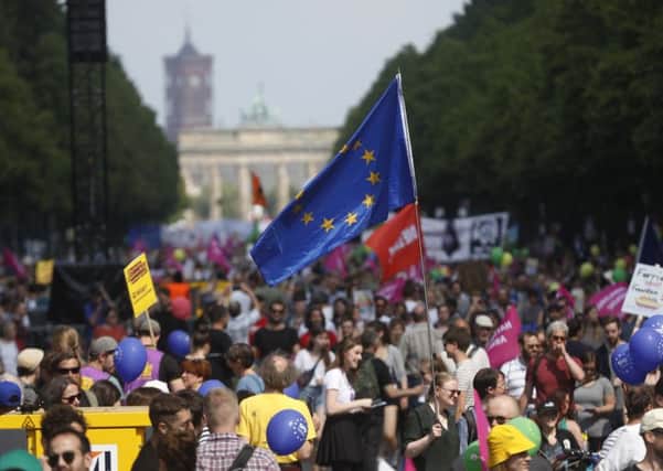 A One Europe For All march in Berlin last weekend showed the strength of pro-EU feeling (Picture: Michele Tantussi/Getty Images)
