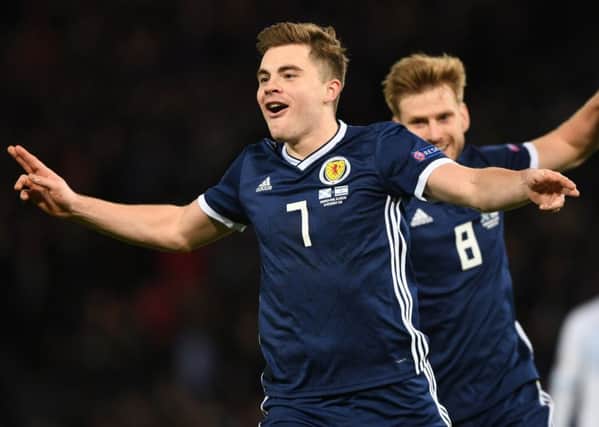James Forrest has been named the Scottish Football Writers' International Player of the Year. Picture: Craig Foy/SNS