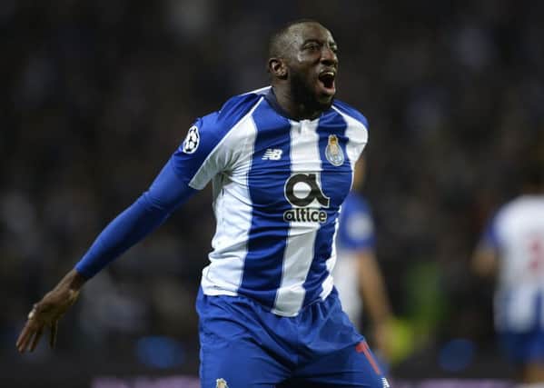 Moussa Marega celebrates a goal for Porto in the Champions League group stages. Picture: Getty Images