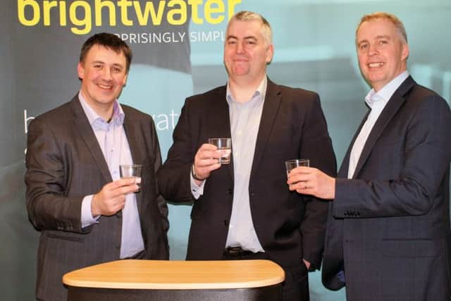 L to R: Brightwater managing director, Rich Rankin; chairman, Steve Langmead; and co-founder, Roger Green. Picture: Contributed