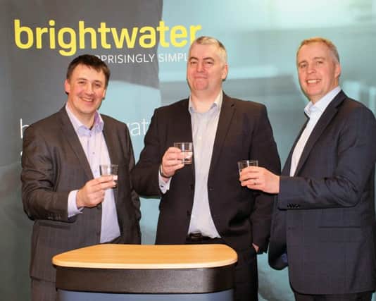 L to R: Brightwater managing director, Rich Rankin; chairman, Steve Langmead; and co-founder, Roger Green. Picture: Contributed