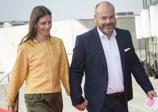 Anders Holch Povlsen (right) and his wife Anne Holch Povlsen. Picture: Olufson Jonas/Ritzau Scanpix via AP
