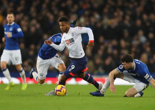 Lys Mousset in action for Bournemouth against Everton in the English Premier League. The forward has been linked with Celtic. Picture: Getty Images