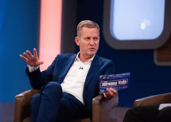 Jeremy Kyle has made a fortune out of taunting the needy, damaged and dysfunctional. Picture: ITV Pictures