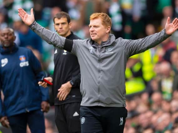 Neil Lennon has hit out at "immature" fans. Picture: SNS
