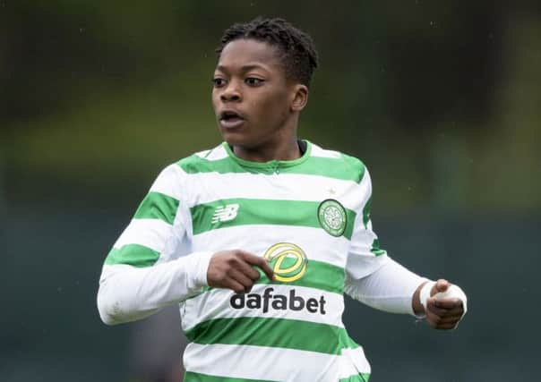 Karamoko Dembele turning out for Celtic reserves. Picture: SNS