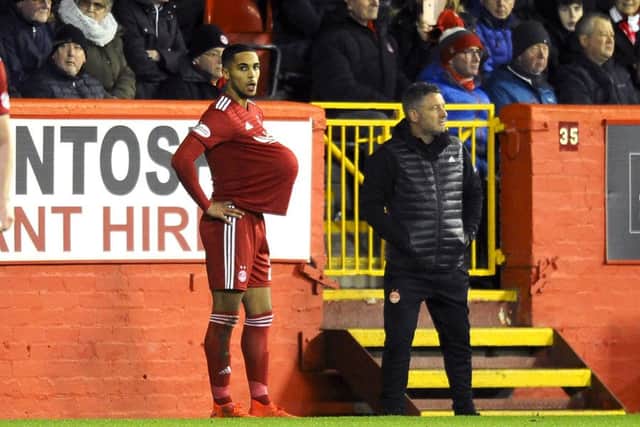 Max Lowe has impressed on loan at Aberdeen this season. Picture: Michael Gillen