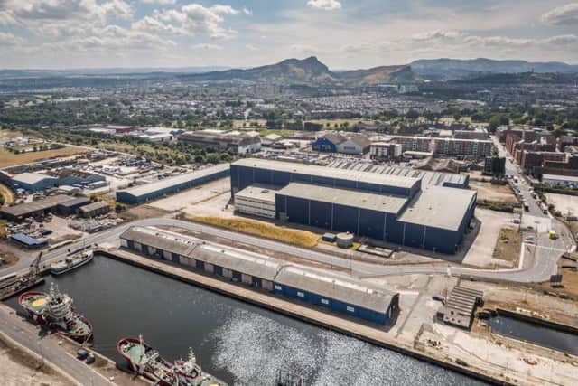 The planned location of the studios at Bath Road, Leith. Picture: Liam Anderstrem.