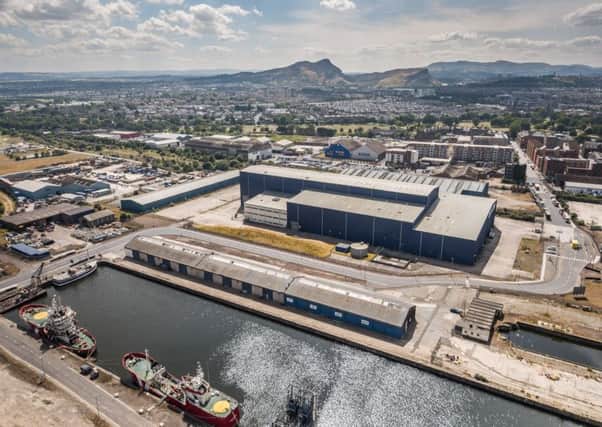 The planned location of the studios at Bath Road, Leith. Picture: Liam Anderstrem.