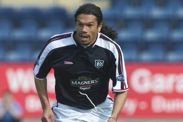 Scored 27 goals in 128 games for Dundee. Nomadic career saw him play in Argentina, Paraguay, England, South Korea, Cyprus, Chile, Greece and Guatemala. Moved into coaching and politics after retiring just five years ago.