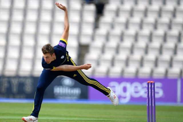 Scotland's Brad Wheal in action for Hampshire. Picture: Harry Trump/Getty Images