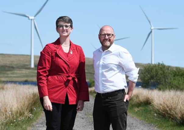Maggie Chapman, pictured with Patrick Harvie, her fellow co-convener of the Scottish Greens. Picture: John Devlin