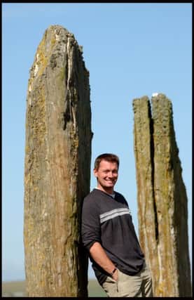 Cameron Stout, pictured in his native Orkney, won Big Brother in 2003, when it seemed everyone watched, attracting an extraordinary 1.9 million votes (Picture: Robert Perry)