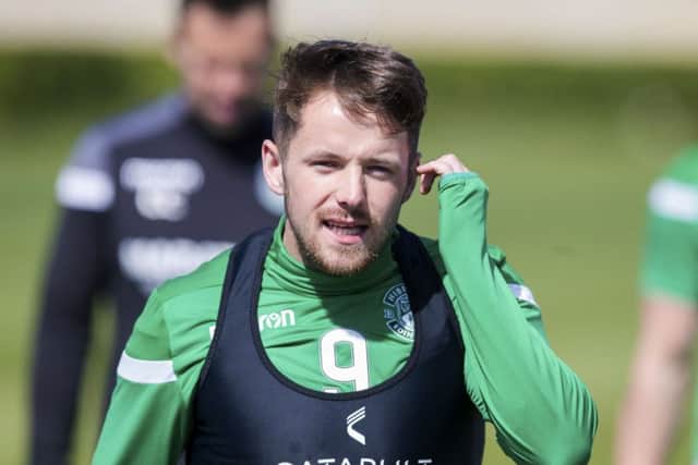 Marc McNulty made an impression at Easter Road after arriving on loan from Reading. Picture: SNS Group