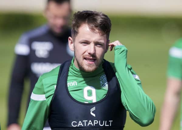 Marc McNulty made an impression at Easter Road after arriving on loan from Reading. Picture: SNS Group