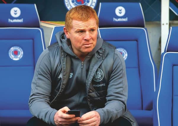 Despite his success, Celtic fans want a bigger name than Neil Lennon in charge. Picture: SNS