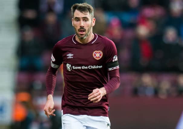 Victory at Hampden would fulfil Michael Smith's wish to become a major part of Hearts history. Picture: SNS.