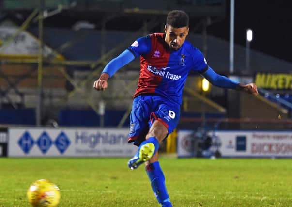 Nathan Austin scored seven goals for Inverness this season. Pic: SNS