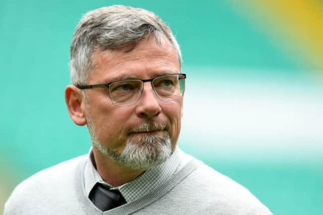 Hearts manager Craig Levein raised doubts about Olly Lee's fitness. Pic: SNS/Craig Williamson