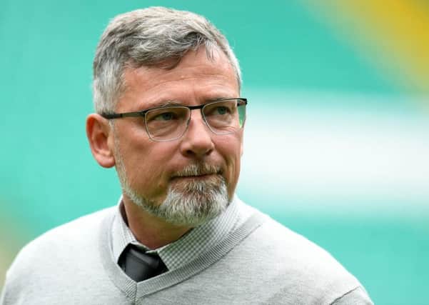 Hearts manager Craig Levein raised doubts about Olly Lee's fitness. Pic: SNS/Craig Williamson