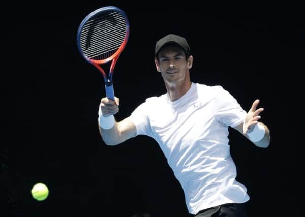 Andy Murray's rehab following hip surgery is going to plan, according to his brother Jamie. Picture: Kin Cheung/AP