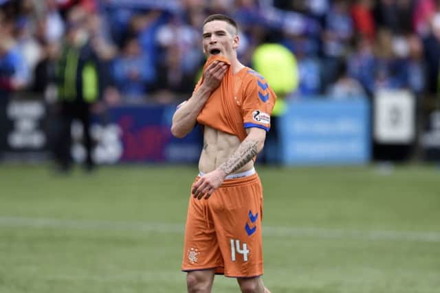 Ryan Kent played in Rangers' 2-1 defeat at Kilmarnock on Sunday. Picture: SNS