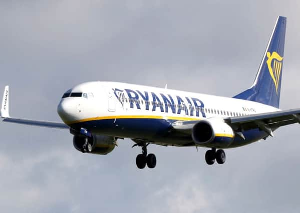 Ryanair's full year profits have fallen 29% to 1.02 billion euros (£890m), the company said. Picture: Niall Carson/PA Wire