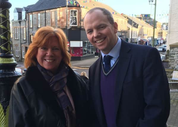 Councillor Yvonne McNeilly and Donald Cameron MSP.