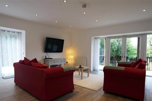 The detached mill has been sympathetically developed to create an open plan ground floor space.