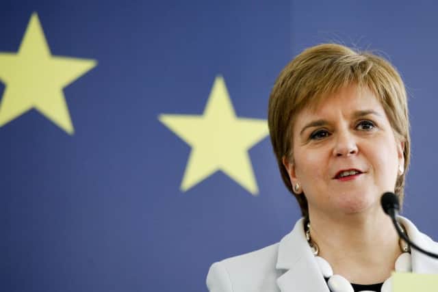 FM Nicola Sturgeon has warned over the effects of Brexit on Scotland's economy. Picture: TSPL