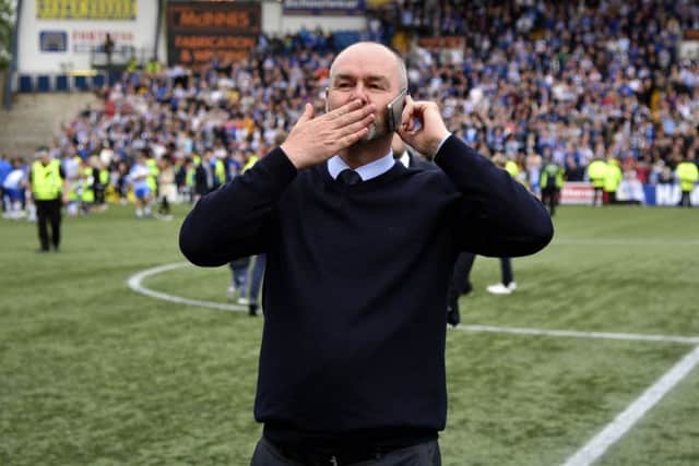 What a way to finish his spell as Kilmarnock boss before taking up the Scotland position. He's transformed a club.