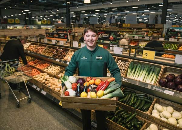 Morrisons is to become the first British supermarket to roll-out plastic free fruit and veg areas in many of its stores