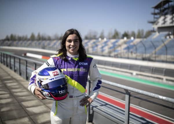 Jamie Chadwick now leads the race to bridge a 43-year gap and become the first female F1 driver. Picture: Getty